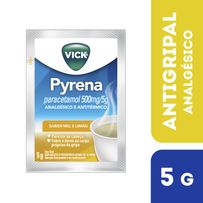 Chá para Gripe Vick Pyrena Sabor Mel e Limão 500mg