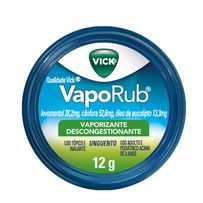 Descongestionante Vick Vaporub Unguento 12g