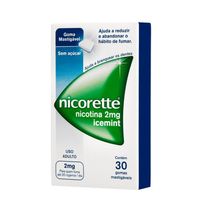 Goma Mastigável Nicorette Icemint 2mg 30 unidades