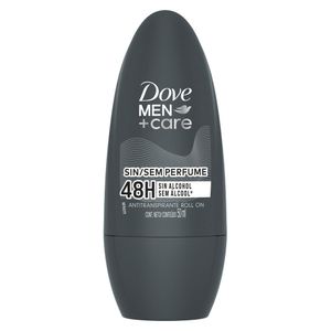 Desodorante Antitranspirante Roll On Dove Men+Care Sem Perfume 50ml