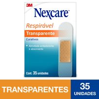 Curativos Transparentes Nexcare 35 unidades