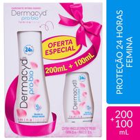 Kit Sabonete Líquido Íntimo Dermacyd Pro Bio Femina Floral 200ml + 100ml