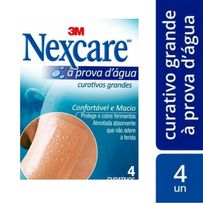 Curativos Grandes Nexcare À Prova D'Água 4 unidades