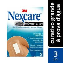 Curativos Transparentes à Prova D'água Nexcare Tegaderm Com Pad 3 Unidades