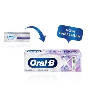 Creme Dental Clareador Oral-B 3D White Perfection 102g