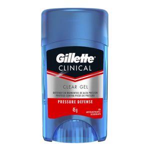 Desodorante Clear Gel Gillette Clinical Pressure Defense 45g