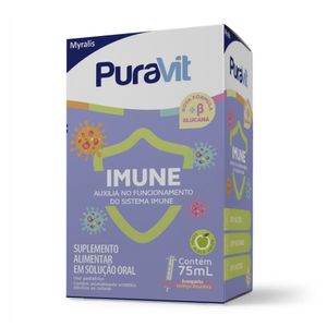 Suplemento Alimentar Puravit Imune Myralis Solução Oral 75ml + Seringa Dosadora