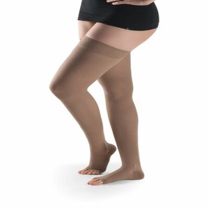 Meia 7/8 Coxa Sigvaris Dynaven Basic 20-30mmHg Bege P3 - 1 Par