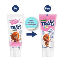 Gel Dental Trá Lá Lá Baby Sabor Tutti-frutti Sem Flúor Vegano 70g
