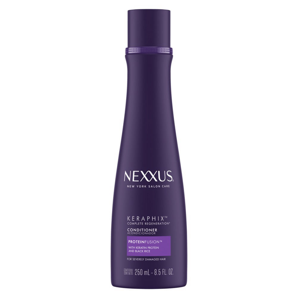 Condicionador Nexxus Keraphix Complete Regeneration com Queratina e Arroz preto 250ml