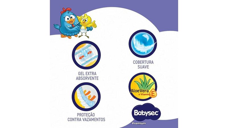 Fralda Babysec Galinha Pintadinha Premium Hiper Xg 56 Fralda Babysec Galinha Pintadinha Premium Hiper Xg 56