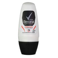 Desodorante Antitranspirante Roll-On Rexona Masculino Antibacterial + Invisible 50ml