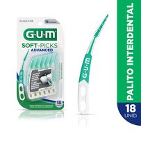 Palito Interdental Gum Soft Picks Advanced 18 Unidades