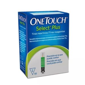 Tiras Onetouch Select Plus 50 Unidades