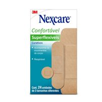 Curativos Superflexíveis Nexcare Variados 24 unidades