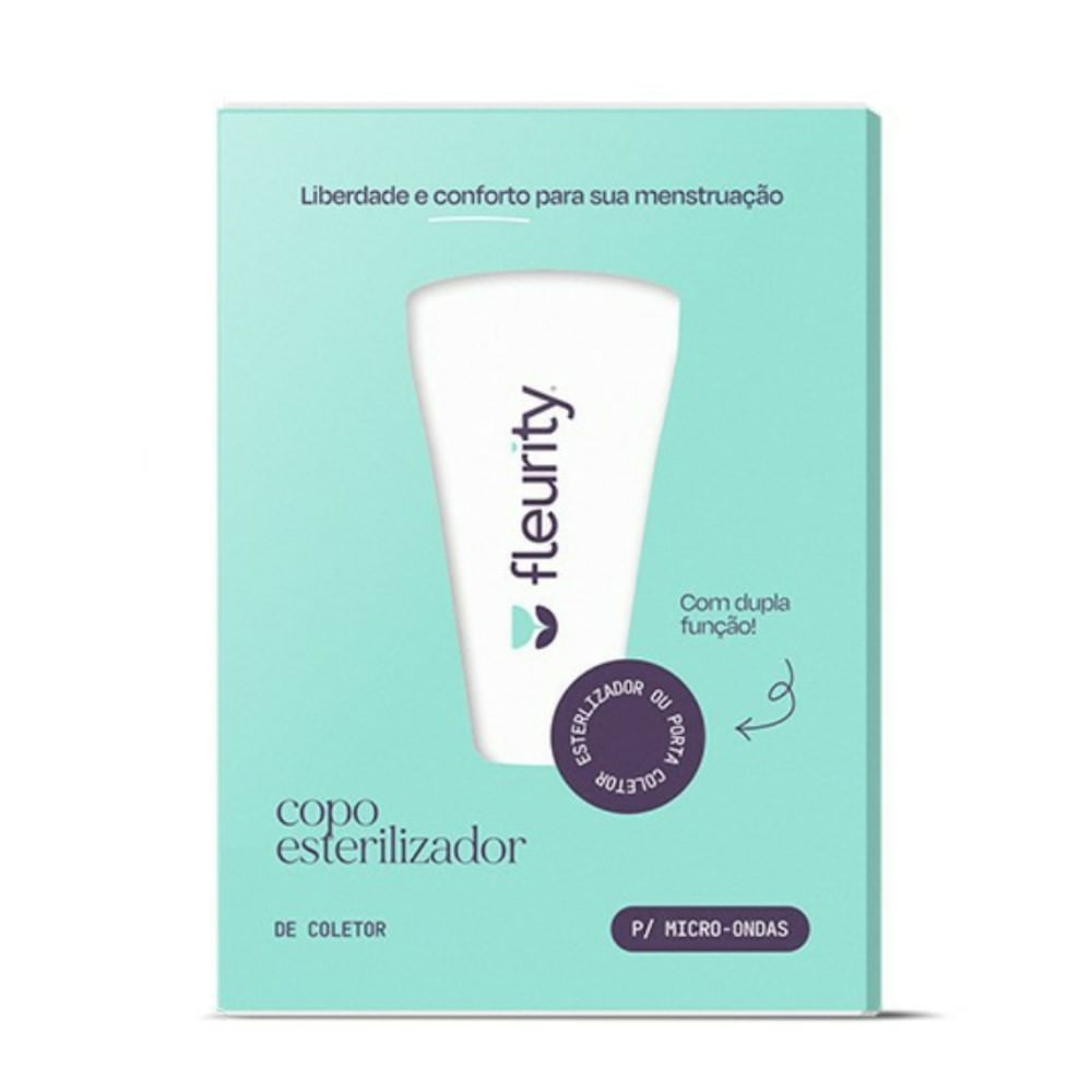 Copo Esterilizador De Coletor Fleurity 1 Unidade