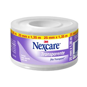 Fita Micropore Transparente Nexcare 25mm x 1,35m 1 Unidade
