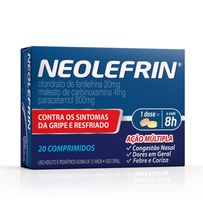 Antigripal Neolefrin Neo Química 20 comprimidos