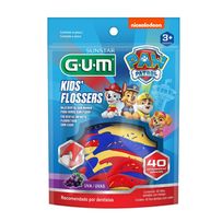 Mini Flosser Infantil Gum Patrulha Canina Uva 40 Unidades