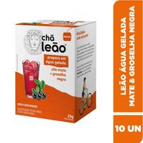 Chá Leão Mate Gelado Groselha 10 Sachês