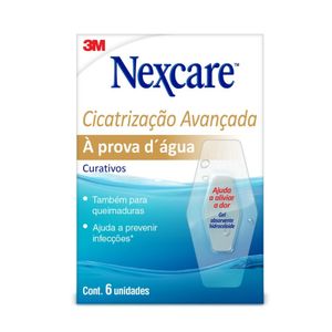 Curativo Nexcare Cicatrização Avançada 6 Unidades