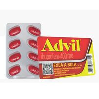 Advil Alívio Rápido Ibuprofeno 400mg 8 Cápsulas