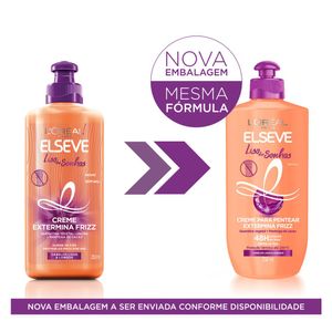 Creme Para Pentear Elseve Liso dos Sonhos Extermina Frizz 250ml