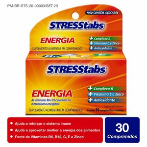 Suplemento Alimentar Stresstabs 30 Comprimidos