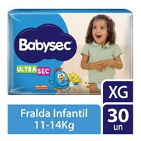 Fralda BabySec Galinha Pintadinha Ultra Sec Mega XG 30 Unidades