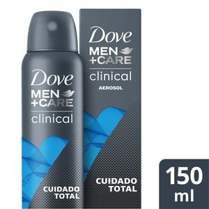 Desodorante Antitranspirante Aerosol Dove Men +Care Clinical Cuidado Total 150ml