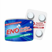 Pastilhas Mastigáveis Eno Sabor Menta 4 unidades
