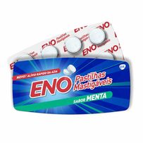 Pastilhas Mastigáveis Eno Sabor Menta 8 Unidades