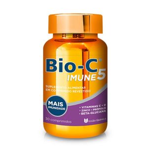 Suplemento Alimentar Bio -C Imune União Química com 30 Comprimidos