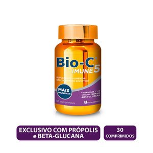Suplemento Alimentar Bio -C Imune União Química com 30 Comprimidos