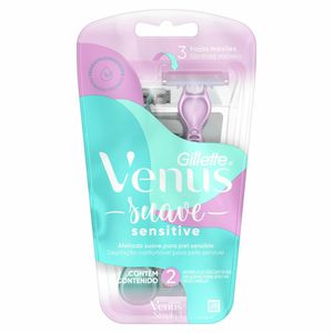 Aparelho de Depilar Gillette Venus Sensitive 2 unidades