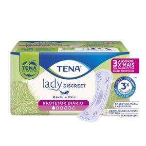 Protetor Diário Tena Lady Discreet Para Incontinência Urinária 14 Unidades