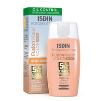 Protetor Solar Facial Isdin Fusion Water 5 Stars Color Média Fps50 50ml