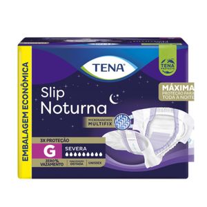 Fralda Geriátrica Tena Slip Noturna G 16 Unidades