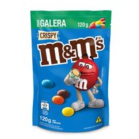 Confeitos De Chocolate Ao Leite M&Ms Crispy 120g