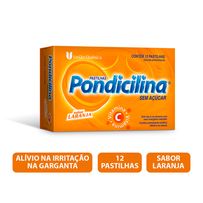 Pondicilina Vitamina C Laranja 12 Pastilhas