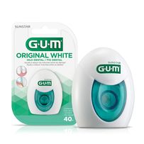 Fio Dental Gum White Original Branqueador 40m