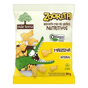 Biscoito Mãe Terra Zooreta Maizena 80g
