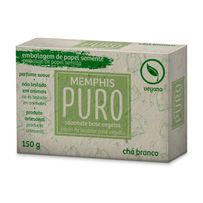 Sabonete em Barra Memphis Puro Vegetal Chá Branco 150g