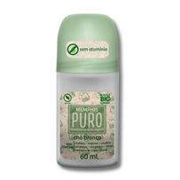 Desodorante Roll-On Memphis Puro Vegetal Sem Alumínio Chá Branco 60ml