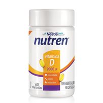 Suplemento Alimentar Nestlé Nutren Vitamina D 2.000UI 60 Cápsulas