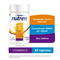Suplemento Alimentar Nestlé Nutren Vitamina D 2.000UI 60 Cápsulas