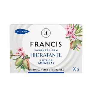 Sabonete Em Barra Francis Hidratante Leite de Amêndoas 90g