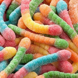 Bala de Gelatina Fini Minhocas Azedinhas 90g