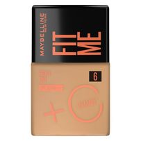 Base Líquida Maybelline Ny Fit Me Fresh Tint Com Vitamina C FPS50 Cor 06 - 30ml