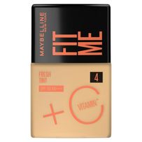 Base Líquida Maybelline Ny Fit Me Fresh Tint Com Vitamina C FPS50 Cor 04 - 30ml
